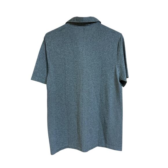 New NWT Laird Heathered Charcoal Grey Hyper 4 Sun Protection Wicking Polo - L - Picture 3 of 10
